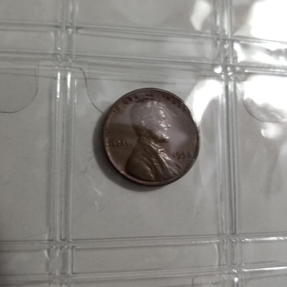 Rare: The 1958 (no-mint) Wheat Head Penny (One 1958 no-mint)